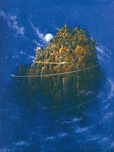 Sanctuary Beyond Time（アクリル、キャンバス） 作： Simon Cook